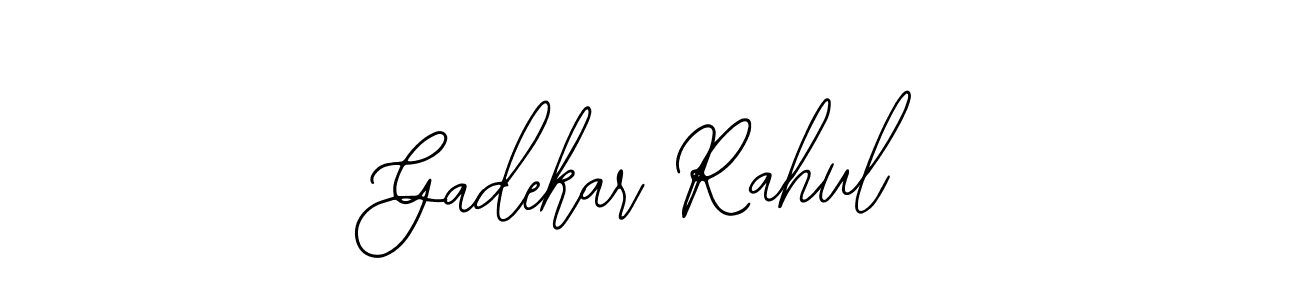 Also You can easily find your signature by using the search form. We will create Gadekar Rahul name handwritten signature images for you free of cost using Bearetta-2O07w sign style. Gadekar Rahul signature style 12 images and pictures png