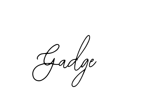 if you are searching for the best signature style for your name Gadge. so please give up your signature search. here we have designed multiple signature styles  using Bearetta-2O07w. Gadge signature style 12 images and pictures png