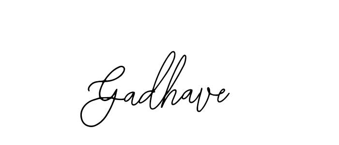 Use a signature maker to create a handwritten signature online. With this signature software, you can design (Bearetta-2O07w) your own signature for name Gadhave. Gadhave signature style 12 images and pictures png