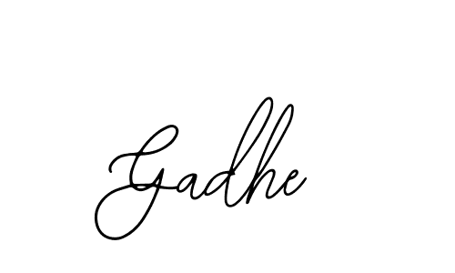 Create a beautiful signature design for name Gadhe. With this signature (Bearetta-2O07w) fonts, you can make a handwritten signature for free. Gadhe signature style 12 images and pictures png