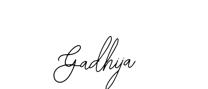 Create a beautiful signature design for name Gadhija. With this signature (Bearetta-2O07w) fonts, you can make a handwritten signature for free. Gadhija signature style 12 images and pictures png