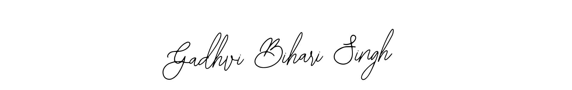 Create a beautiful signature design for name Gadhvi Bihari Singh. With this signature (Bearetta-2O07w) fonts, you can make a handwritten signature for free. Gadhvi Bihari Singh signature style 12 images and pictures png