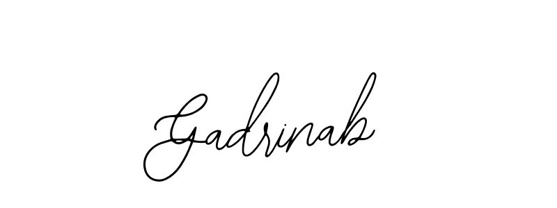 Design your own signature with our free online signature maker. With this signature software, you can create a handwritten (Bearetta-2O07w) signature for name Gadrinab. Gadrinab signature style 12 images and pictures png