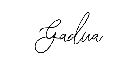 Style your name Gadua with confidence using Bearetta-2O07w signature design. Simple, elegant, and ready for immediate document use. Gadua signature style 12 images and pictures png