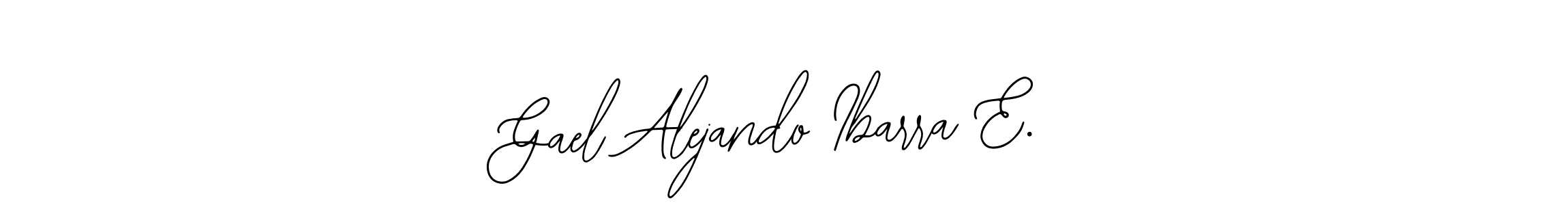 Gael Alejando Ibarra E. stylish signature style. Best Handwritten Sign (Bearetta-2O07w) for my name. Handwritten Signature Collection Ideas for my name Gael Alejando Ibarra E.. Gael Alejando Ibarra E. signature style 12 images and pictures png