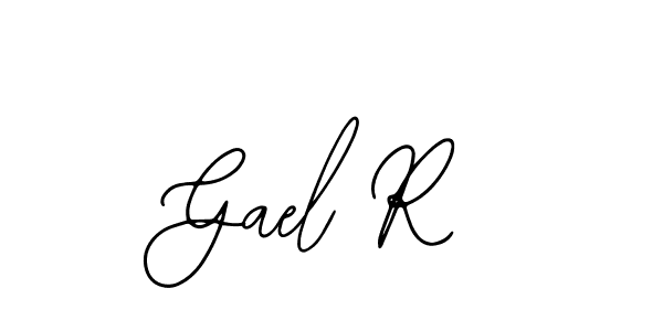 Use a signature maker to create a handwritten signature online. With this signature software, you can design (Bearetta-2O07w) your own signature for name Gael R. Gael R signature style 12 images and pictures png