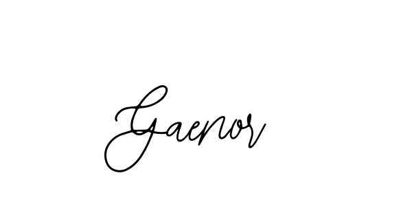 Design your own signature with our free online signature maker. With this signature software, you can create a handwritten (Bearetta-2O07w) signature for name Gaenor. Gaenor signature style 12 images and pictures png