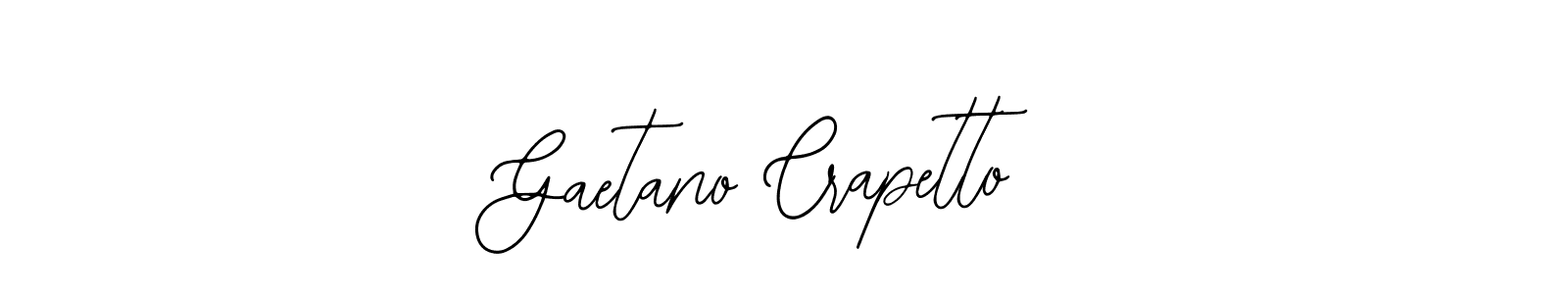 Gaetano Crapetto stylish signature style. Best Handwritten Sign (Bearetta-2O07w) for my name. Handwritten Signature Collection Ideas for my name Gaetano Crapetto. Gaetano Crapetto signature style 12 images and pictures png