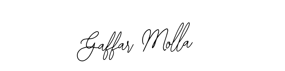 You should practise on your own different ways (Bearetta-2O07w) to write your name (Gaffar Molla) in signature. don't let someone else do it for you. Gaffar Molla signature style 12 images and pictures png