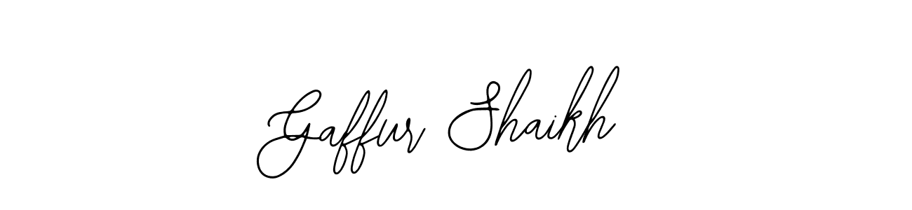 Make a beautiful signature design for name Gaffur Shaikh. Use this online signature maker to create a handwritten signature for free. Gaffur Shaikh signature style 12 images and pictures png