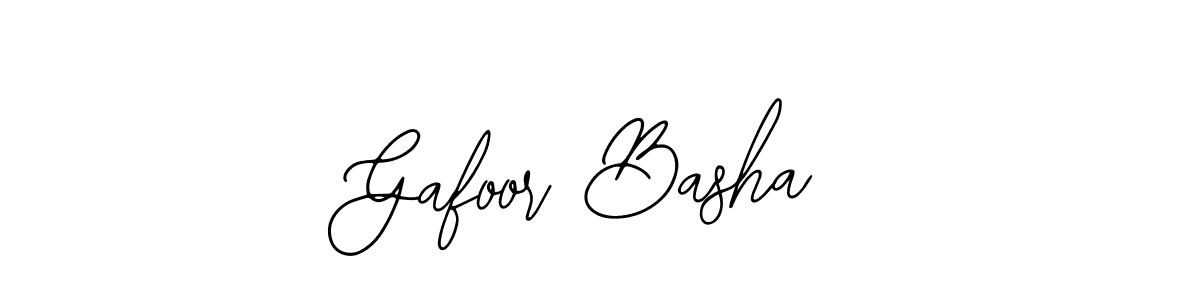 Make a beautiful signature design for name Gafoor Basha. With this signature (Bearetta-2O07w) style, you can create a handwritten signature for free. Gafoor Basha signature style 12 images and pictures png