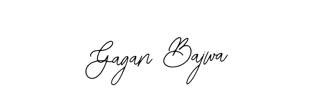 You should practise on your own different ways (Bearetta-2O07w) to write your name (Gagan Bajwa) in signature. don't let someone else do it for you. Gagan Bajwa signature style 12 images and pictures png