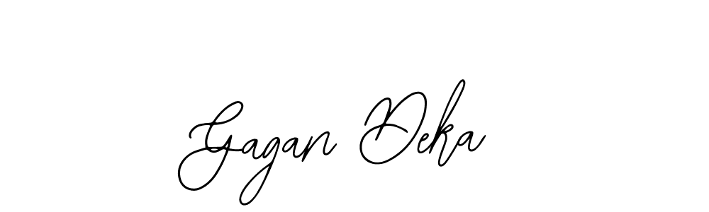 Also You can easily find your signature by using the search form. We will create Gagan Deka name handwritten signature images for you free of cost using Bearetta-2O07w sign style. Gagan Deka signature style 12 images and pictures png