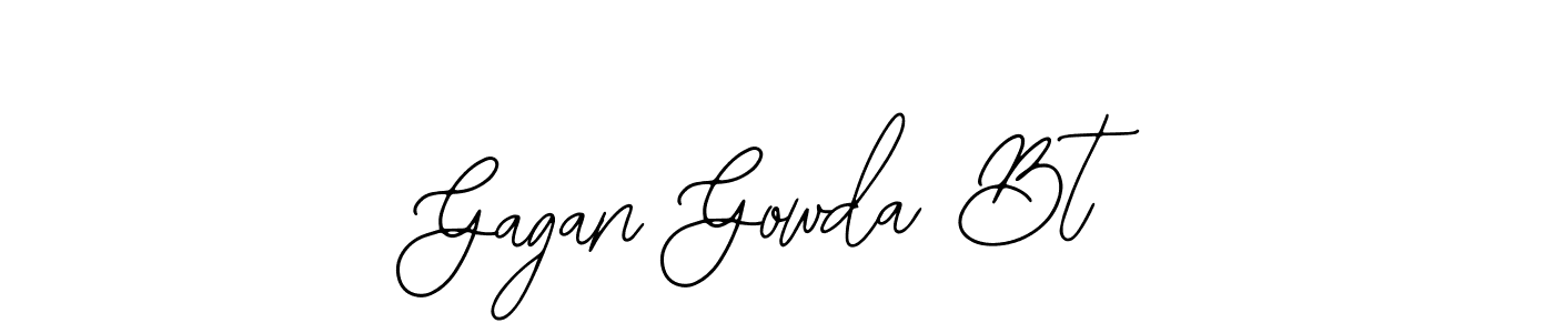 How to Draw Gagan Gowda Bt signature style? Bearetta-2O07w is a latest design signature styles for name Gagan Gowda Bt. Gagan Gowda Bt signature style 12 images and pictures png