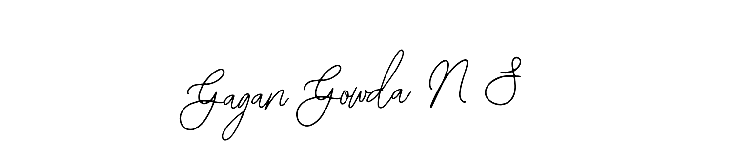 It looks lik you need a new signature style for name Gagan Gowda N S. Design unique handwritten (Bearetta-2O07w) signature with our free signature maker in just a few clicks. Gagan Gowda N S signature style 12 images and pictures png