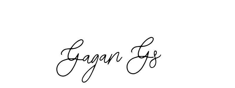 How to make Gagan Gs name signature. Use Bearetta-2O07w style for creating short signs online. This is the latest handwritten sign. Gagan Gs signature style 12 images and pictures png