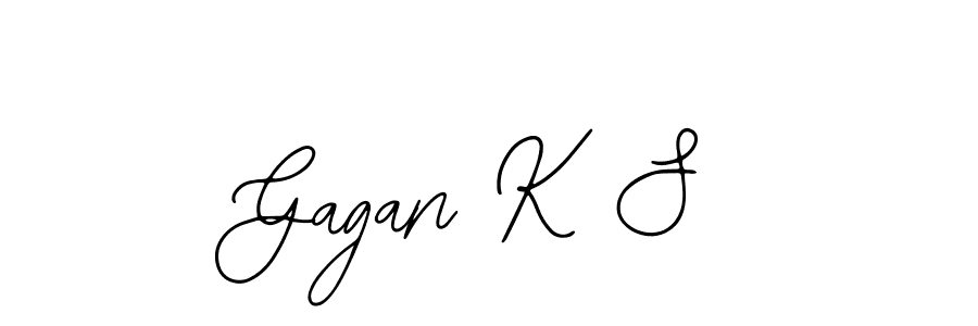 Make a beautiful signature design for name Gagan K S. With this signature (Bearetta-2O07w) style, you can create a handwritten signature for free. Gagan K S signature style 12 images and pictures png