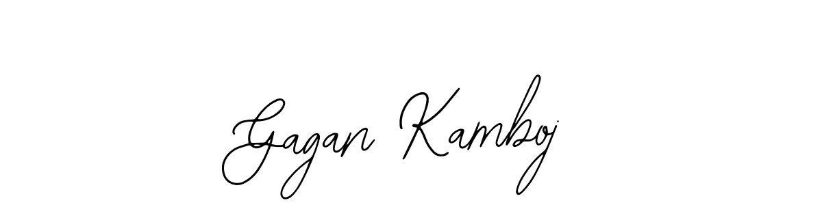 if you are searching for the best signature style for your name Gagan Kamboj. so please give up your signature search. here we have designed multiple signature styles  using Bearetta-2O07w. Gagan Kamboj signature style 12 images and pictures png