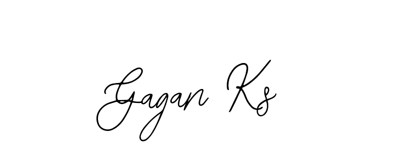 Use a signature maker to create a handwritten signature online. With this signature software, you can design (Bearetta-2O07w) your own signature for name Gagan Ks. Gagan Ks signature style 12 images and pictures png