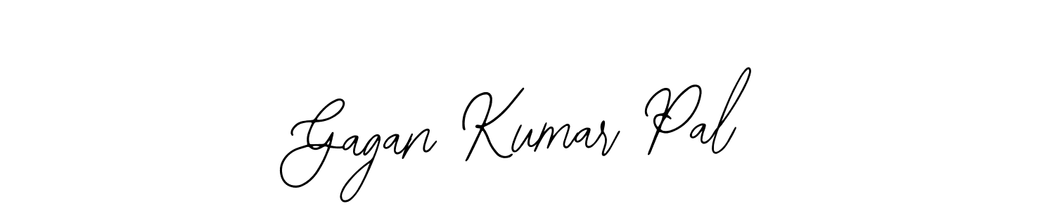 How to make Gagan Kumar Pal name signature. Use Bearetta-2O07w style for creating short signs online. This is the latest handwritten sign. Gagan Kumar Pal signature style 12 images and pictures png