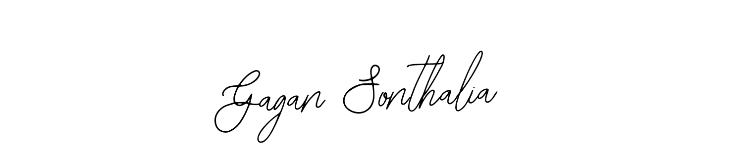 How to make Gagan Sonthalia name signature. Use Bearetta-2O07w style for creating short signs online. This is the latest handwritten sign. Gagan Sonthalia signature style 12 images and pictures png