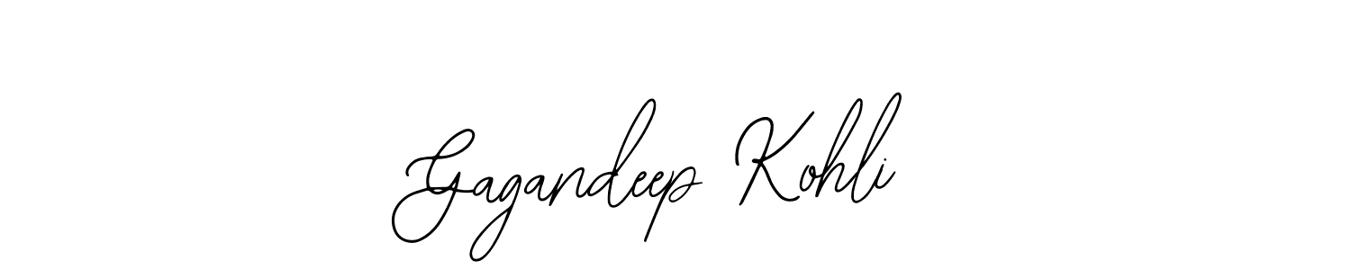 You should practise on your own different ways (Bearetta-2O07w) to write your name (Gagandeep Kohli) in signature. don't let someone else do it for you. Gagandeep Kohli signature style 12 images and pictures png