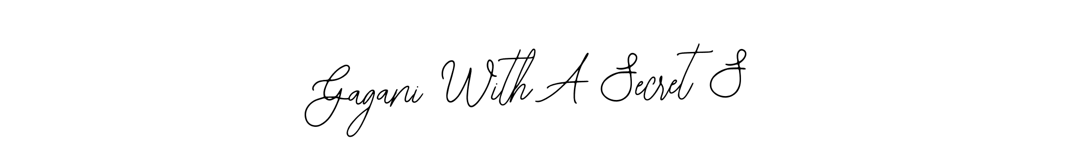 Make a beautiful signature design for name Gagani With A Secret S. Use this online signature maker to create a handwritten signature for free. Gagani With A Secret S signature style 12 images and pictures png