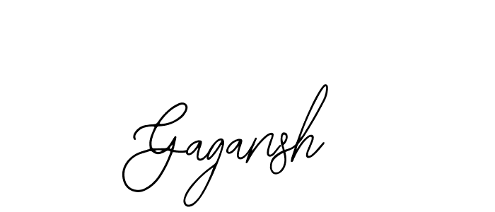 How to make Gagansh name signature. Use Bearetta-2O07w style for creating short signs online. This is the latest handwritten sign. Gagansh signature style 12 images and pictures png