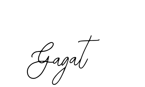 Design your own signature with our free online signature maker. With this signature software, you can create a handwritten (Bearetta-2O07w) signature for name Gagat. Gagat signature style 12 images and pictures png