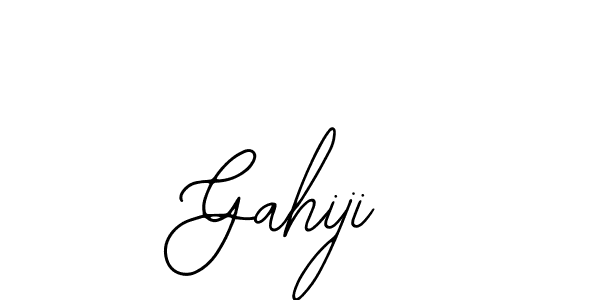 Bearetta-2O07w is a professional signature style that is perfect for those who want to add a touch of class to their signature. It is also a great choice for those who want to make their signature more unique. Get Gahiji name to fancy signature for free. Gahiji signature style 12 images and pictures png