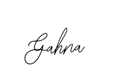 You should practise on your own different ways (Bearetta-2O07w) to write your name (Gahna) in signature. don't let someone else do it for you. Gahna signature style 12 images and pictures png