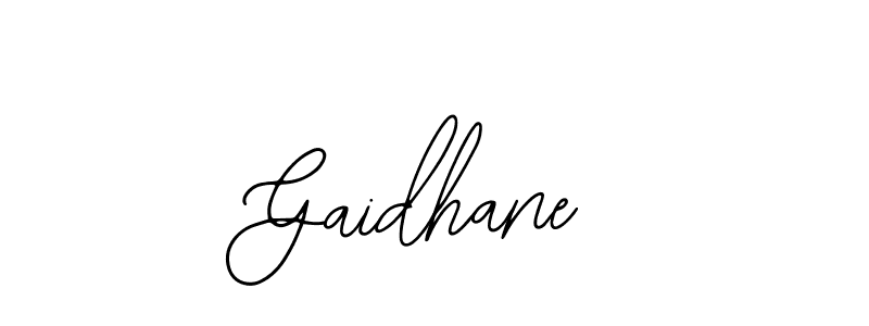 Make a beautiful signature design for name Gaidhane. Use this online signature maker to create a handwritten signature for free. Gaidhane signature style 12 images and pictures png