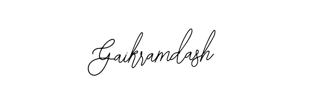 You should practise on your own different ways (Bearetta-2O07w) to write your name (Gaikramdash) in signature. don't let someone else do it for you. Gaikramdash signature style 12 images and pictures png