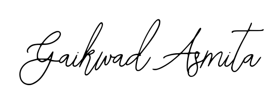 You should practise on your own different ways (Bearetta-2O07w) to write your name (Gaikwad Asmita) in signature. Don't let someone else do it for you. Gaikwad Asmita signature style 12 images and pictures png
