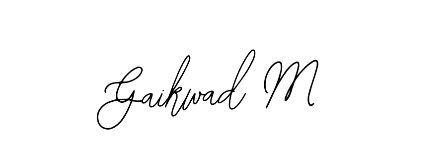 Make a beautiful signature design for name Gaikwad M. With this signature (Bearetta-2O07w) style, you can create a handwritten signature for free. Gaikwad M signature style 12 images and pictures png