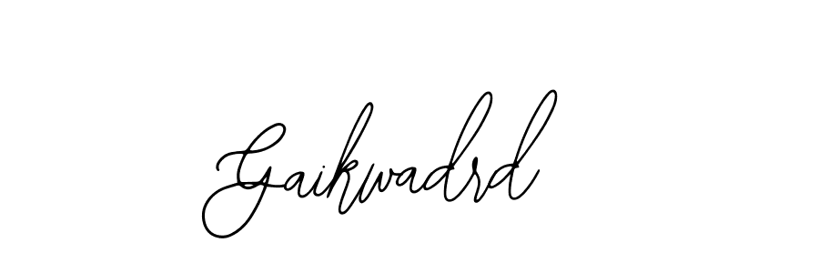 How to make Gaikwadrd name signature. Use Bearetta-2O07w style for creating short signs online. This is the latest handwritten sign. Gaikwadrd signature style 12 images and pictures png