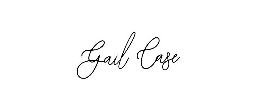 How to make Gail Case name signature. Use Bearetta-2O07w style for creating short signs online. This is the latest handwritten sign. Gail Case signature style 12 images and pictures png