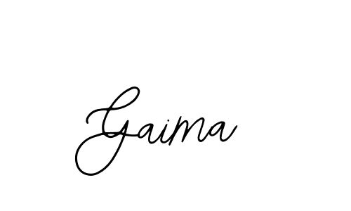 How to make Gaima signature? Bearetta-2O07w is a professional autograph style. Create handwritten signature for Gaima name. Gaima signature style 12 images and pictures png