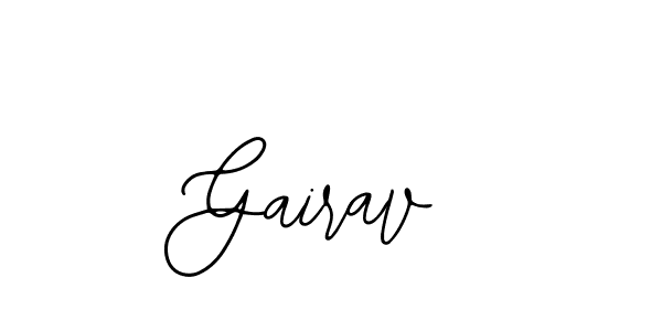 You should practise on your own different ways (Bearetta-2O07w) to write your name (Gairav) in signature. don't let someone else do it for you. Gairav signature style 12 images and pictures png