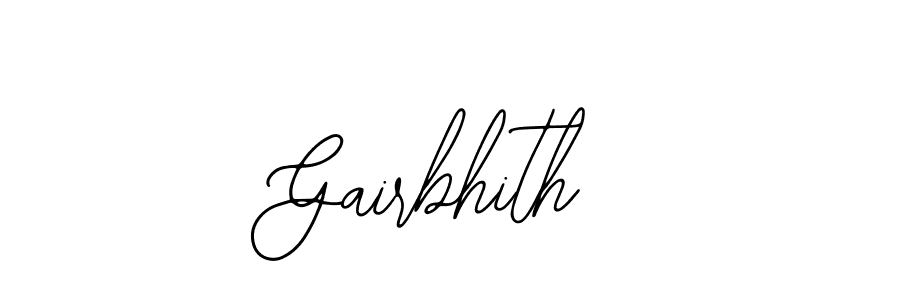 if you are searching for the best signature style for your name Gairbhith. so please give up your signature search. here we have designed multiple signature styles  using Bearetta-2O07w. Gairbhith signature style 12 images and pictures png