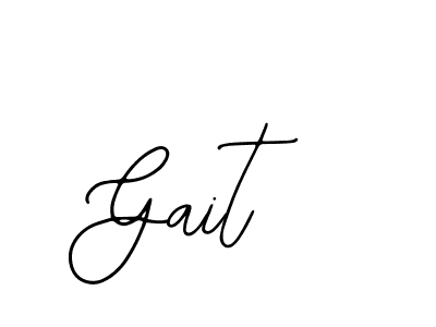 How to make Gait name signature. Use Bearetta-2O07w style for creating short signs online. This is the latest handwritten sign. Gait signature style 12 images and pictures png