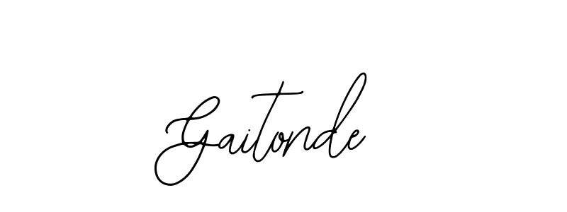 It looks lik you need a new signature style for name Gaitonde. Design unique handwritten (Bearetta-2O07w) signature with our free signature maker in just a few clicks. Gaitonde signature style 12 images and pictures png