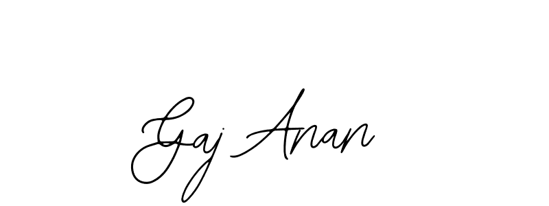 Similarly Bearetta-2O07w is the best handwritten signature design. Signature creator online .You can use it as an online autograph creator for name Gaj Anan. Gaj Anan signature style 12 images and pictures png