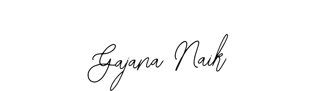 if you are searching for the best signature style for your name Gajana Naik. so please give up your signature search. here we have designed multiple signature styles  using Bearetta-2O07w. Gajana Naik signature style 12 images and pictures png