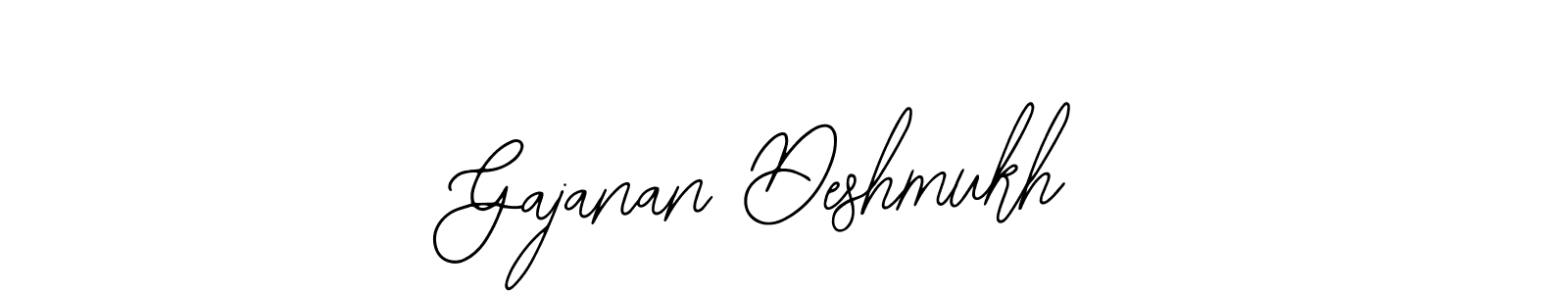 Design your own signature with our free online signature maker. With this signature software, you can create a handwritten (Bearetta-2O07w) signature for name Gajanan Deshmukh. Gajanan Deshmukh signature style 12 images and pictures png