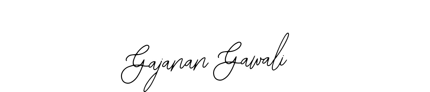 Also we have Gajanan Gawali name is the best signature style. Create professional handwritten signature collection using Bearetta-2O07w autograph style. Gajanan Gawali signature style 12 images and pictures png