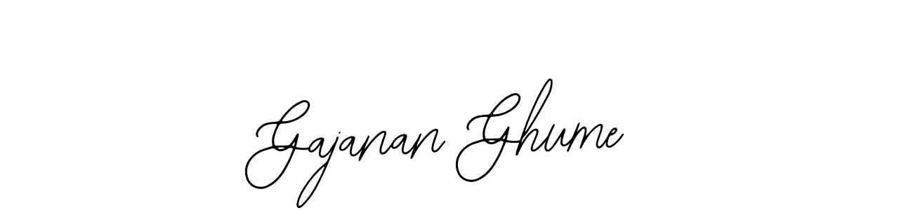 It looks lik you need a new signature style for name Gajanan Ghume. Design unique handwritten (Bearetta-2O07w) signature with our free signature maker in just a few clicks. Gajanan Ghume signature style 12 images and pictures png