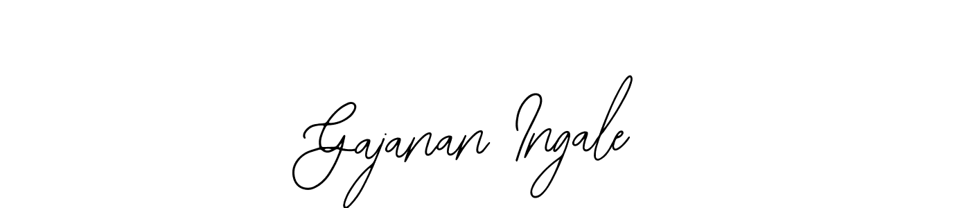 Use a signature maker to create a handwritten signature online. With this signature software, you can design (Bearetta-2O07w) your own signature for name Gajanan Ingale. Gajanan Ingale signature style 12 images and pictures png