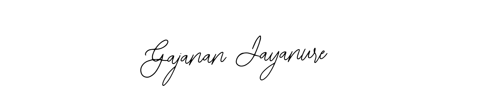 Gajanan Jayanure stylish signature style. Best Handwritten Sign (Bearetta-2O07w) for my name. Handwritten Signature Collection Ideas for my name Gajanan Jayanure. Gajanan Jayanure signature style 12 images and pictures png