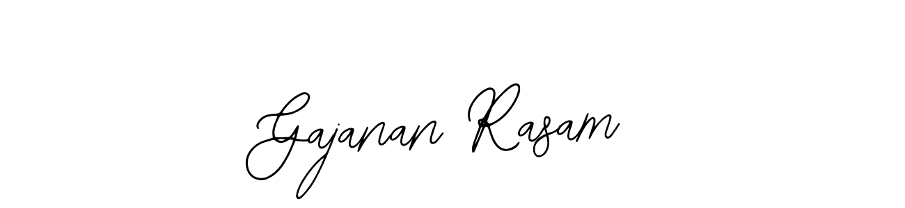 How to make Gajanan Rasam signature? Bearetta-2O07w is a professional autograph style. Create handwritten signature for Gajanan Rasam name. Gajanan Rasam signature style 12 images and pictures png